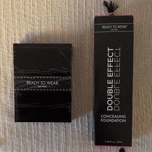 Ready to Wear NYC Hydraskin Face Powder and Double Effect Concealing Foundation